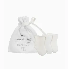 0-3 Month Organic Cotton Socks (6pk)