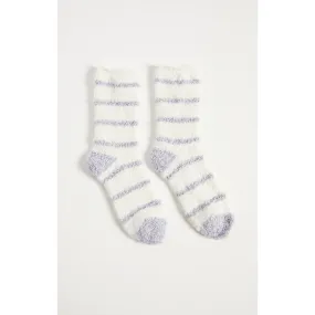 2 Pack Plush Socks in Dusty Denim