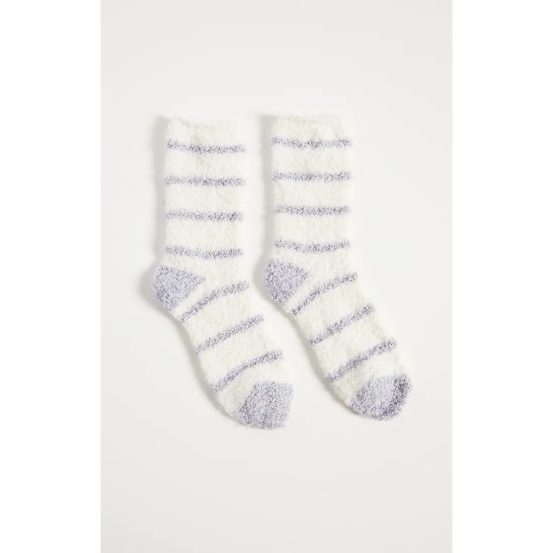 2 Pack Plush Socks in Dusty Denim