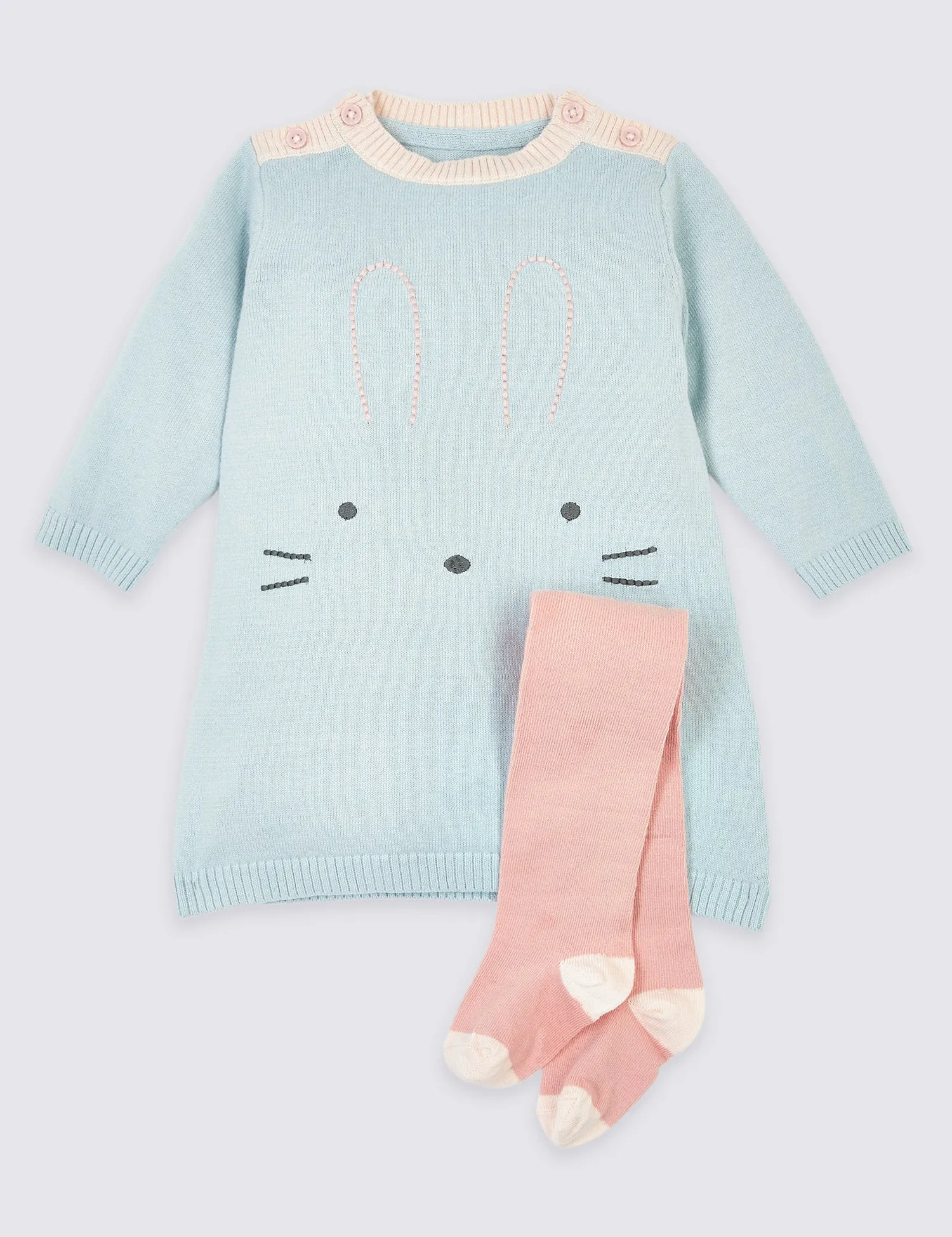 2 Piece Cotton Rabbit Outfit