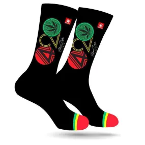 420 RASTA WEED MARIJUANA STONER SOCKS