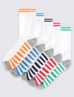 5 Pairs of Cotton Rich Freshfeet™ Sports Socks