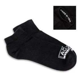 ACal Premium Quality Black Ankle Socks