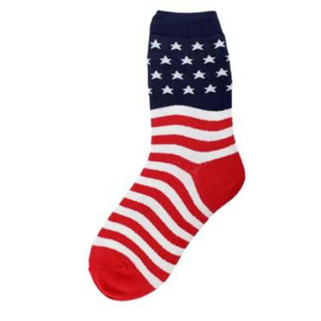 American Flag Socks Men’s Crew Sock