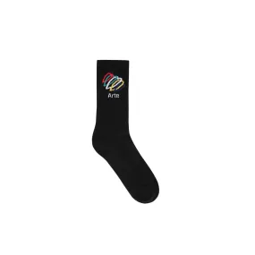 Arte Hearts Socks (Black)