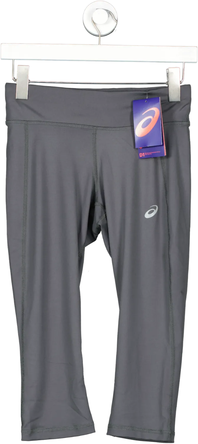 asics Run Knee Dark Grey Run Tights UK S