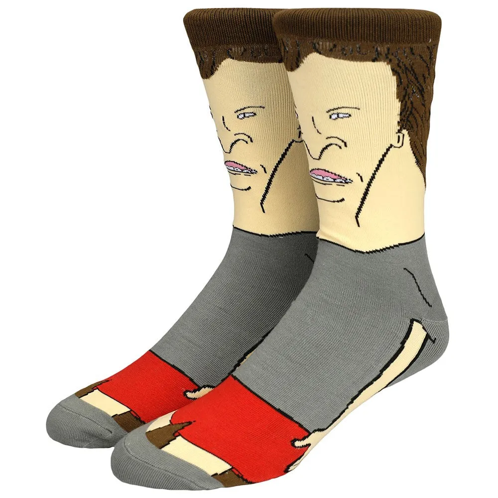 Beavis and Butthead "Butthead" Character Socks