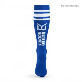 Better Bodies Knee Socks - Strong Blue