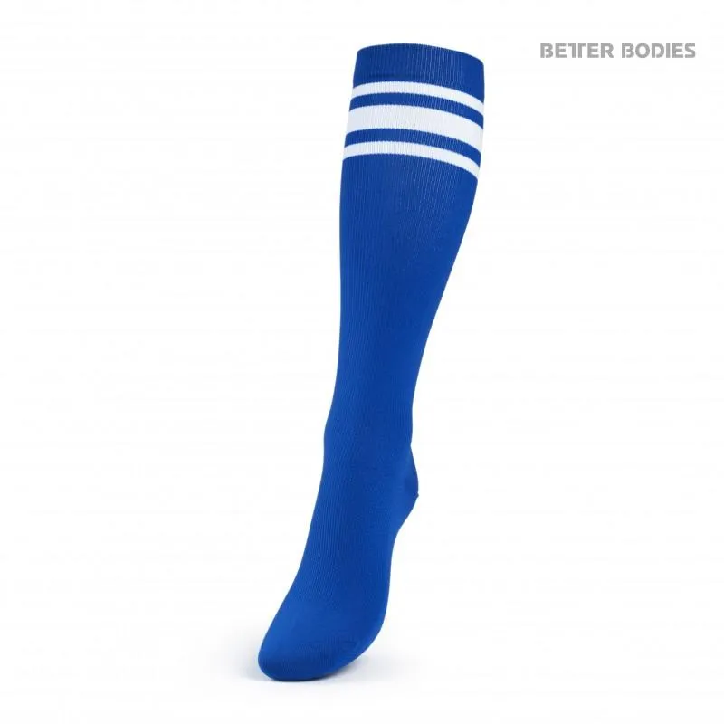 Better Bodies Knee Socks - Strong Blue