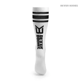 White Better Bodies Knee-Length Socks