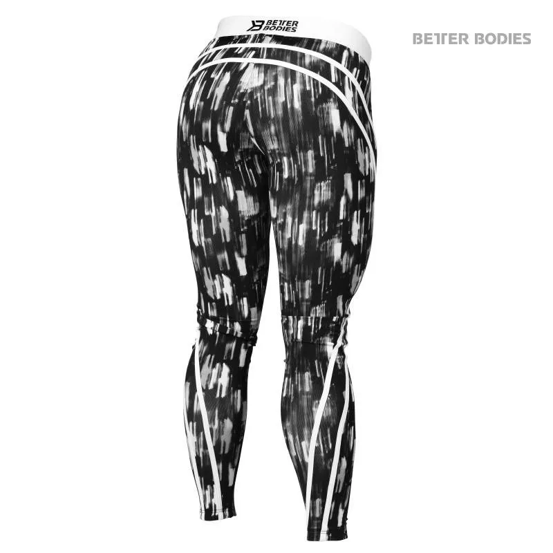 Better Bodies Manhattan Tights - Black-White