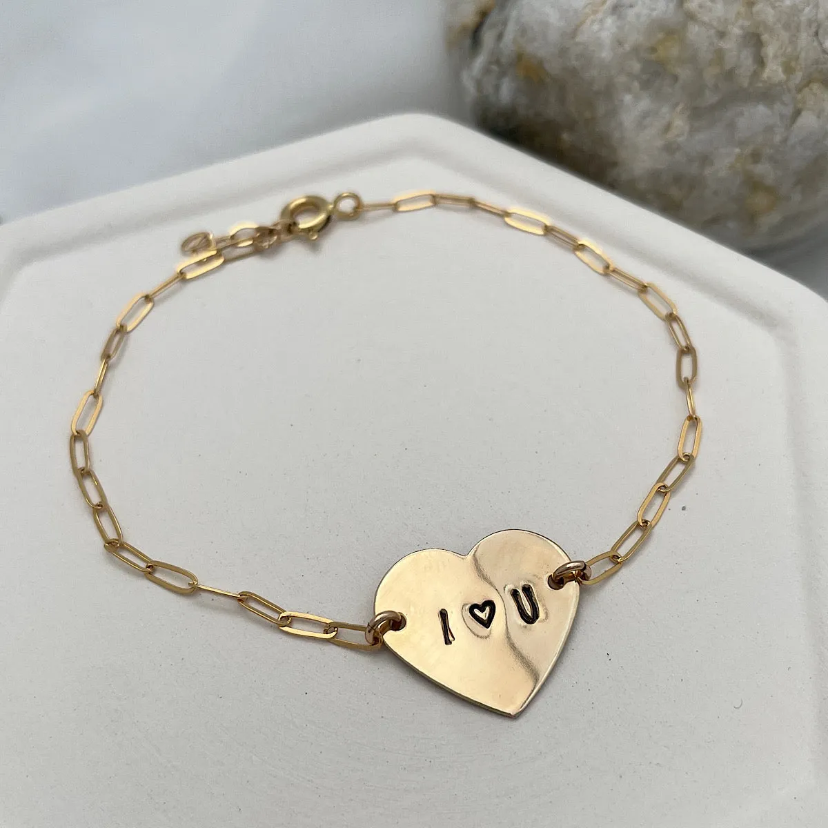 BFF Heart ID Bracelet