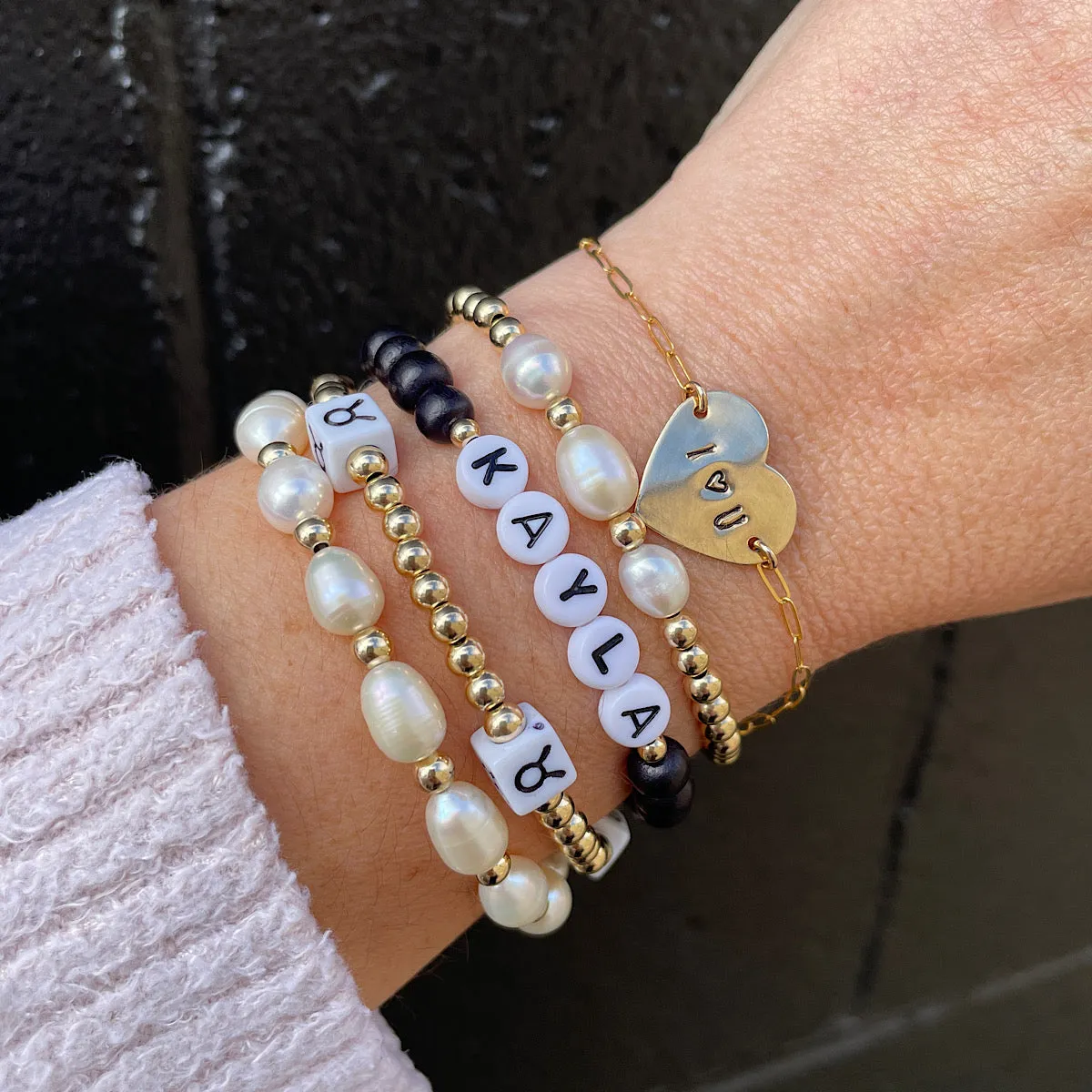 BFF Heart ID Bracelet