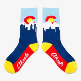 Big Kids Denver Skyline Crew Socks