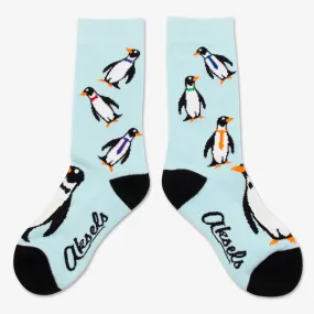 Big Kids Penguin Crew Socks