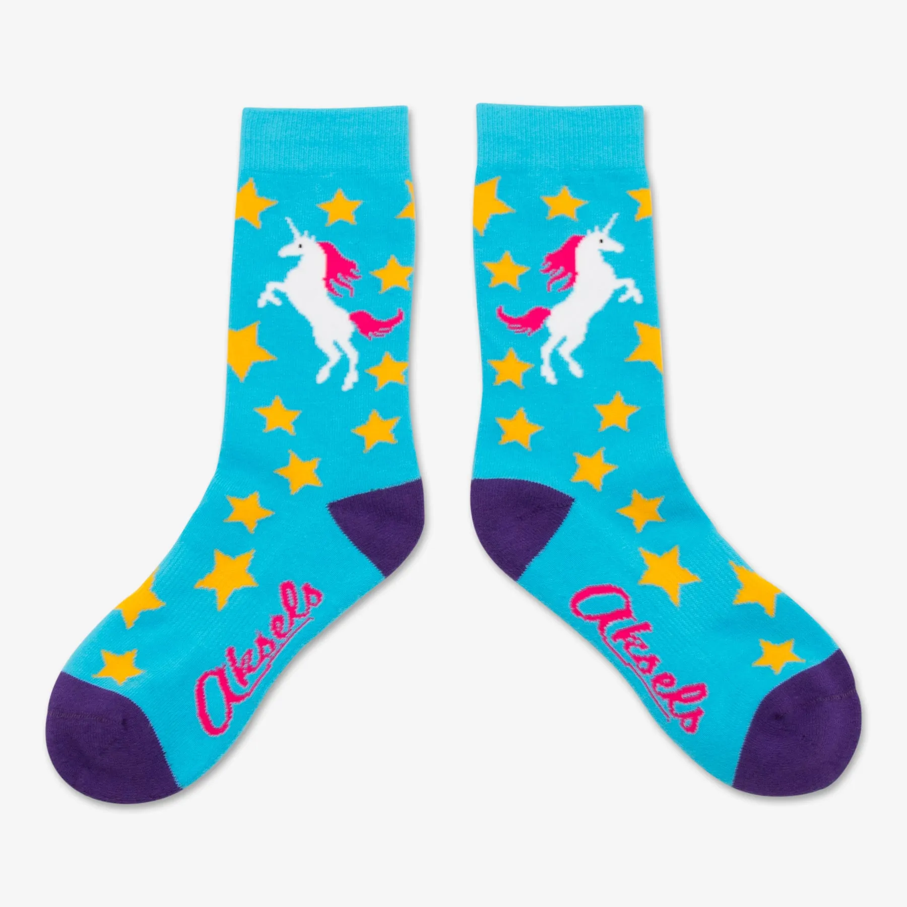 Big Kids Unicorn Crew Socks