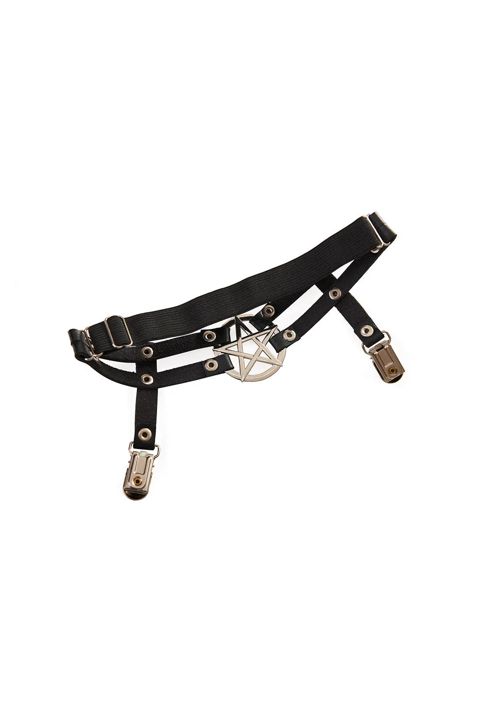 Black Madonna Thigh Garter