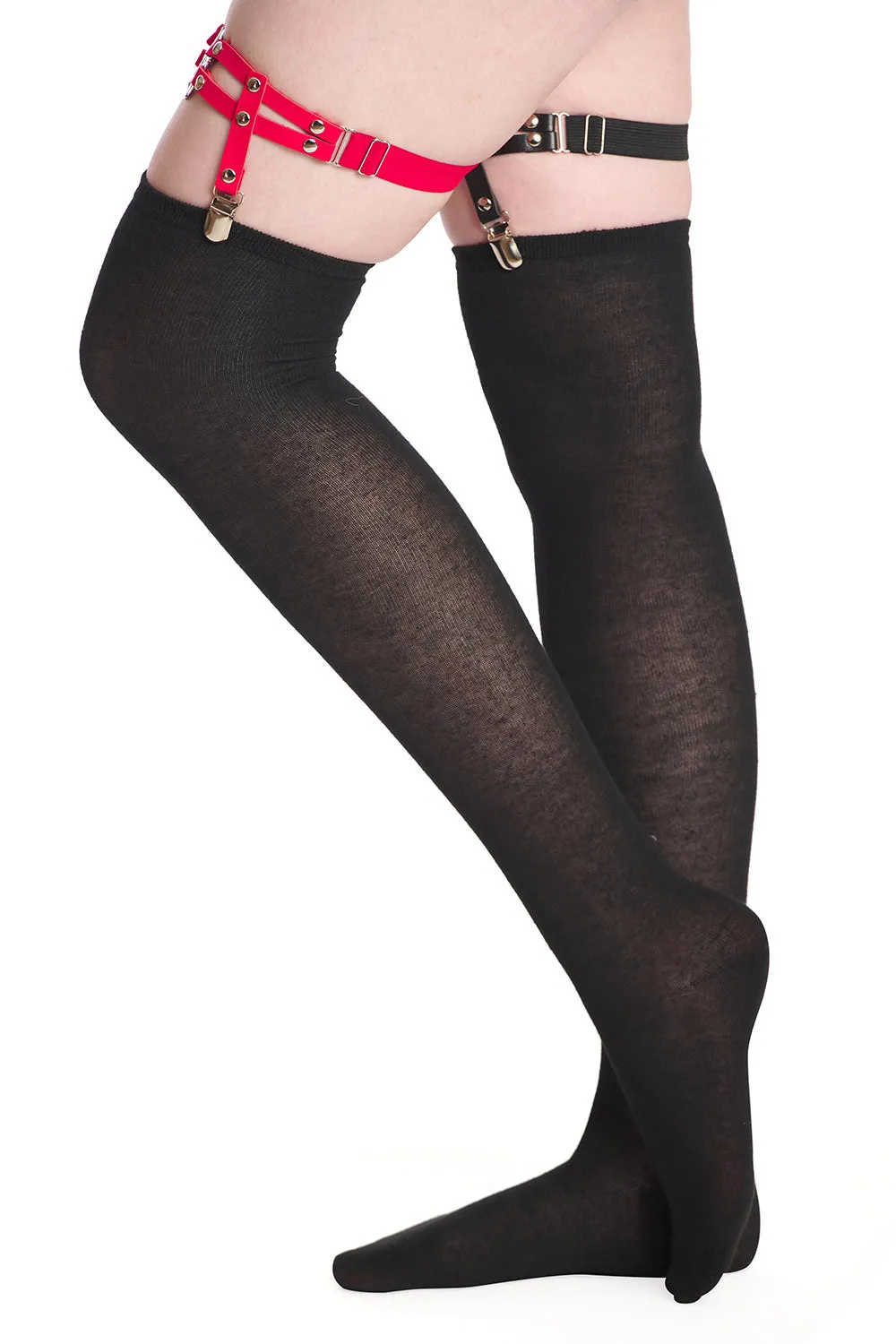 Black Madonna Thigh Garter