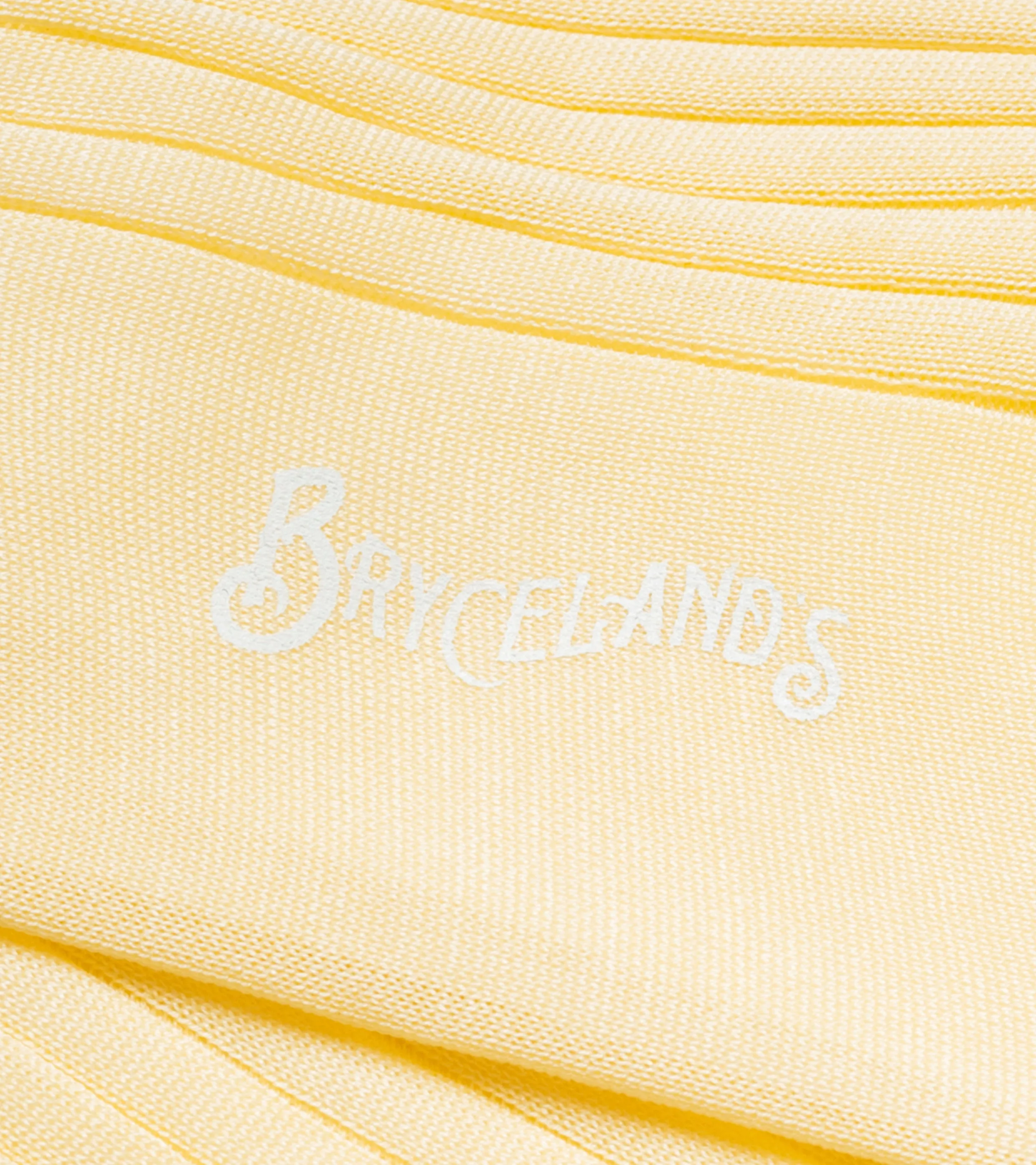 Bryceland's Cotton Socks Yellow