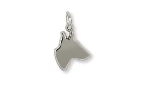 Bull Terrier Charm Handmade Sterling Silver Dog Jewelry BU1-C