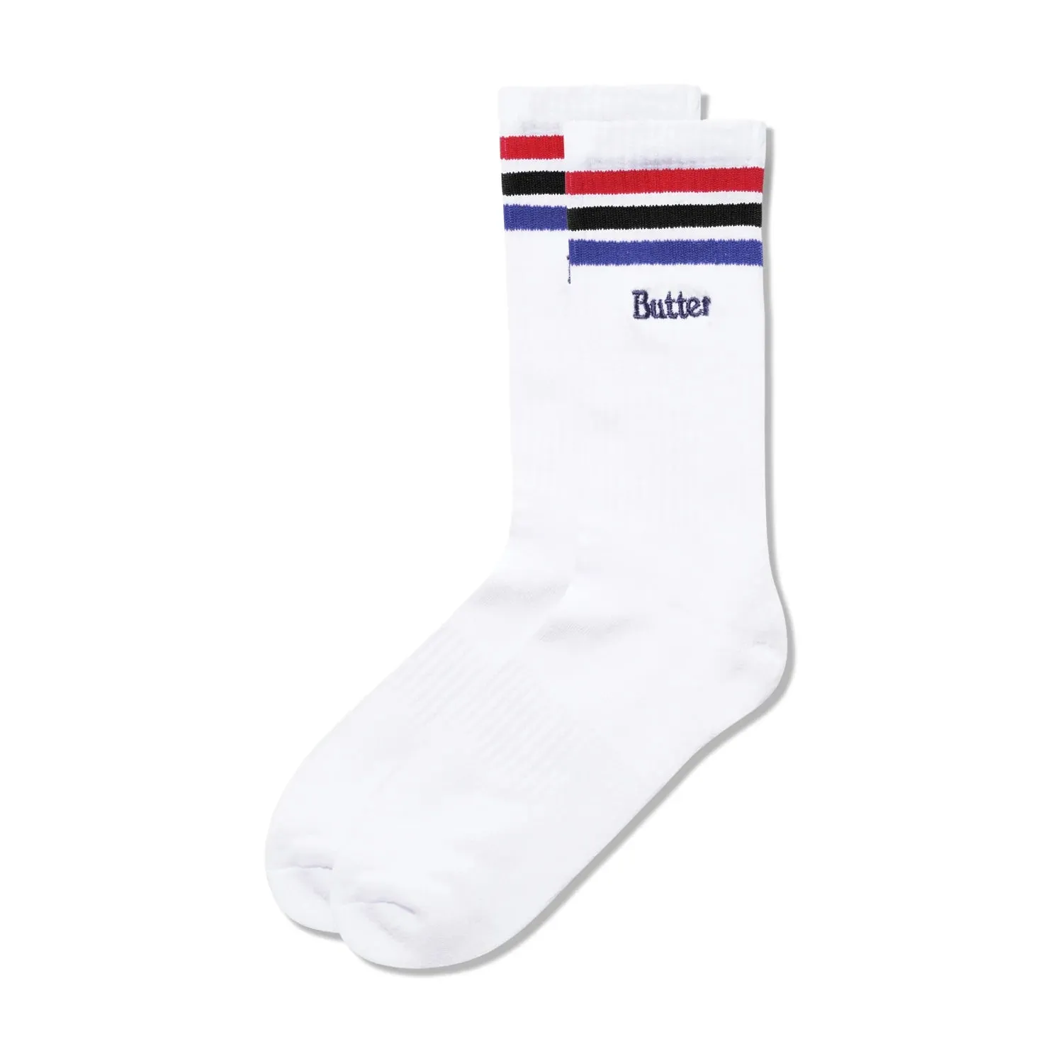 Butter Goods Stripe Socks 'White'