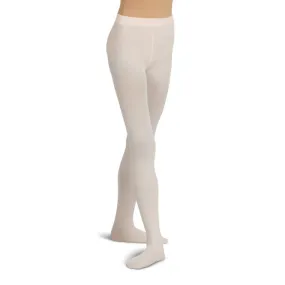 Capezio Ultra Soft Self Knit Waistband Girl's Footed Tights