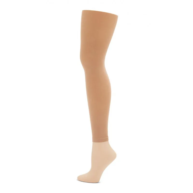 Capezio Ultra Soft Self Knit Waistband Girl's Footless Tights