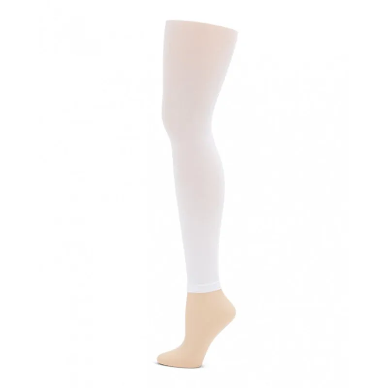 Capezio Ultra Soft Self Knit Waistband Girl's Footless Tights