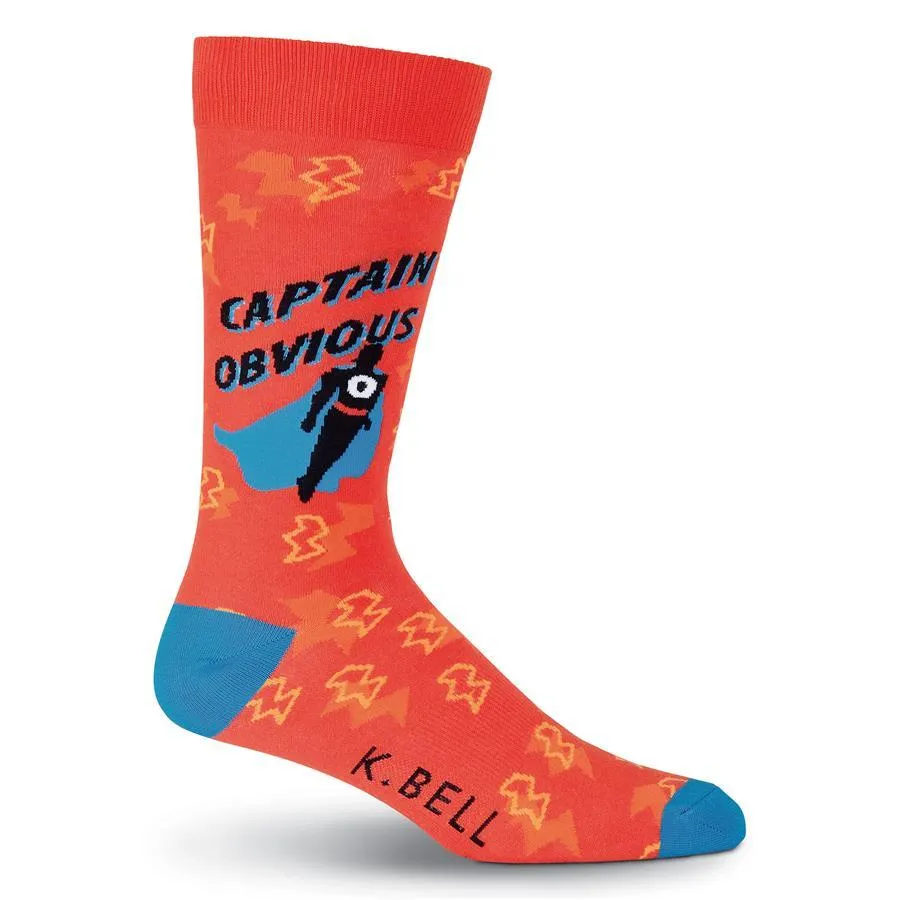 Captain Obvious Men's Socks