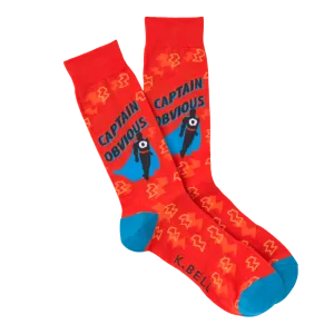 Captain Obvious Men's Socks