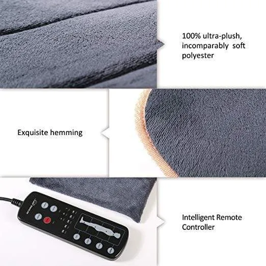 Certified Refurbished - Massage Mat with 10 Vibrating Motors and 4 Therapy Heating pad -363