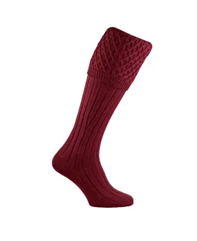 Premium Burgundy Chelsea Shooting Socks