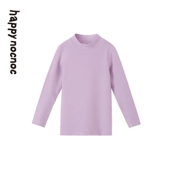 Children Self-Heating Velvet Semi-High Neck Top