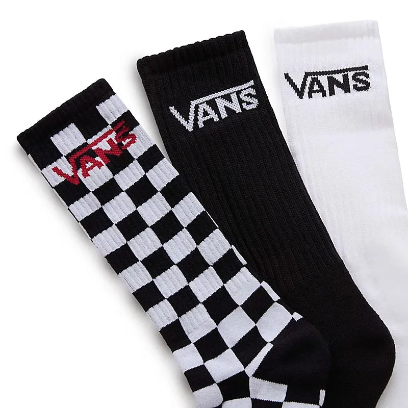 Classic Crew Socks (3 Pack) - Checkerboard