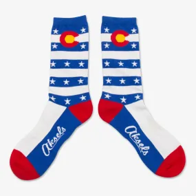 Colorado 4th Of July Socks