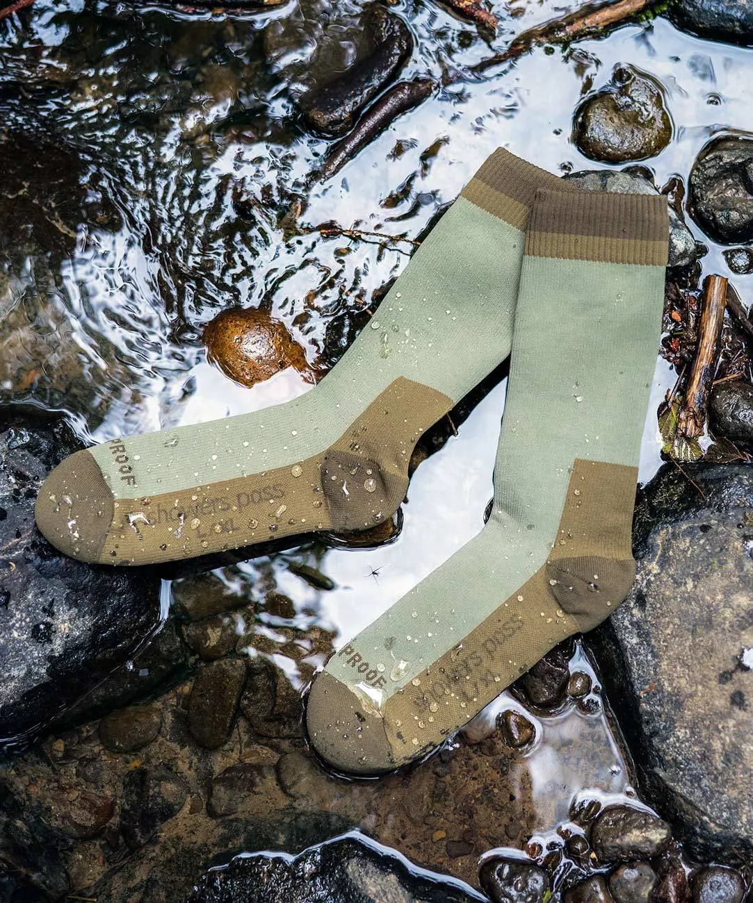 Crosspoint Waterproof Wool-Blend Mountain Socks - Optimal Outdoor Performance