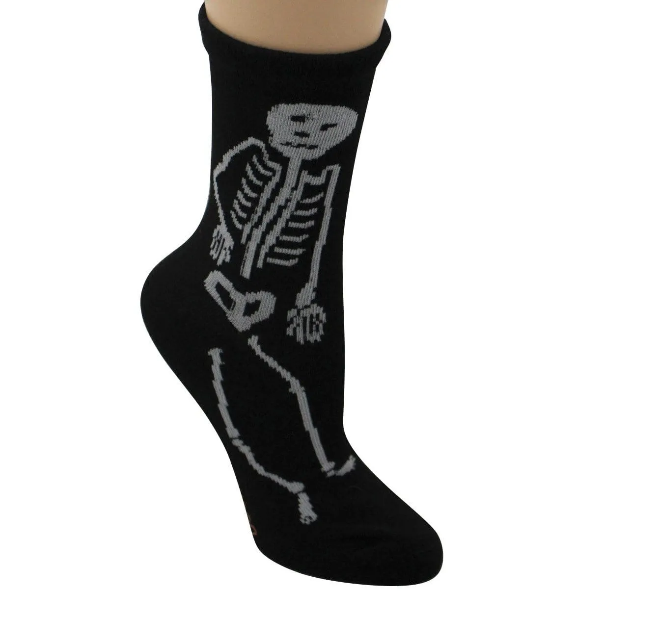 Dancing Skeleton Women's Crew Sock