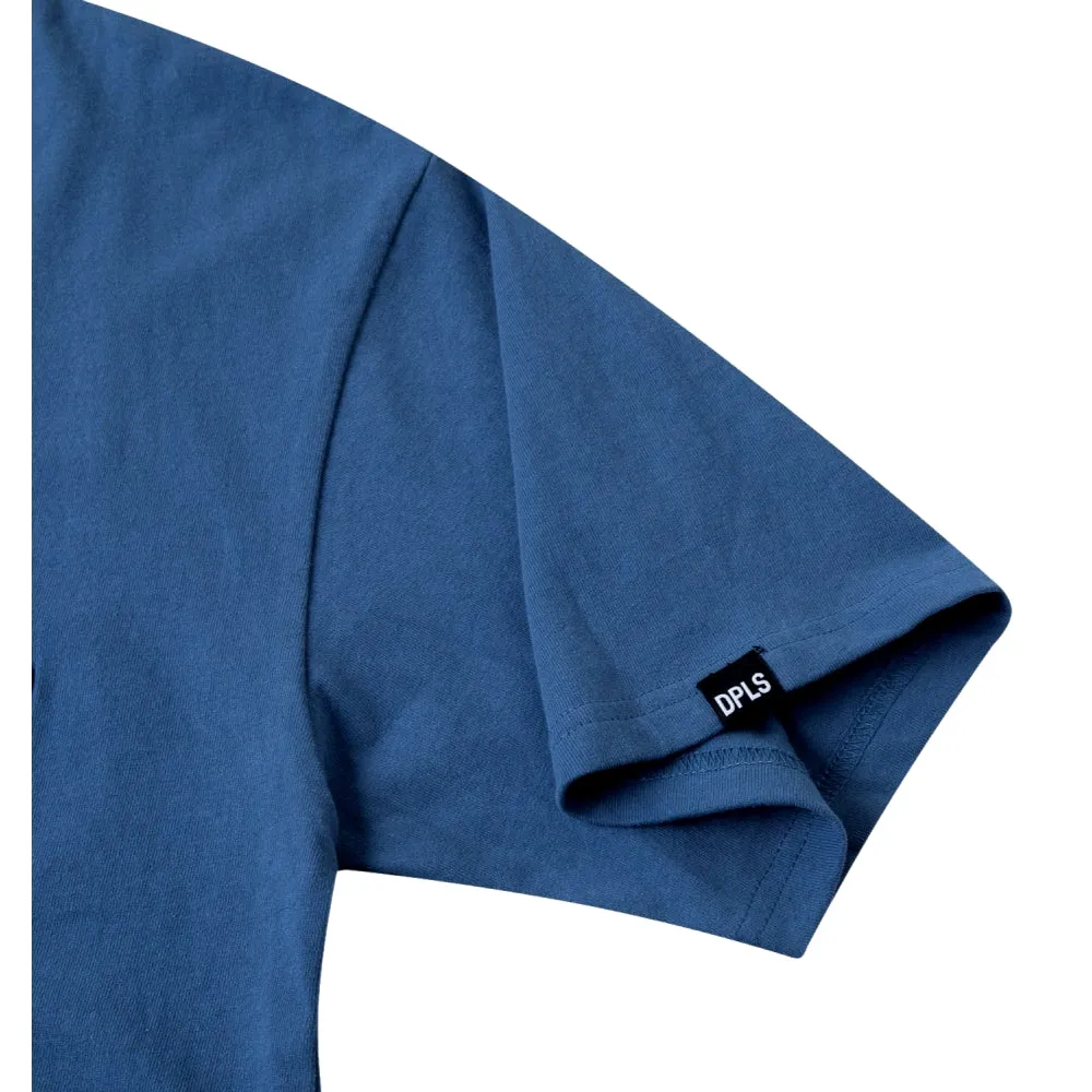 DPLS LFFT FUNCTIONAL POCKET TEE-BLUE