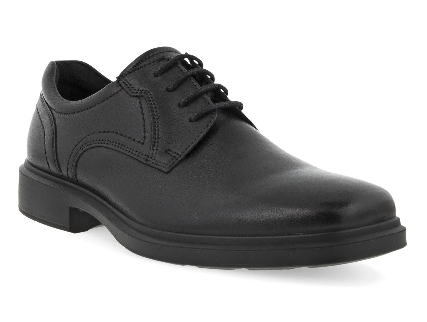 Helsinki 2 Mens Laced Shoe - Ecco - Black - Genuine Leather