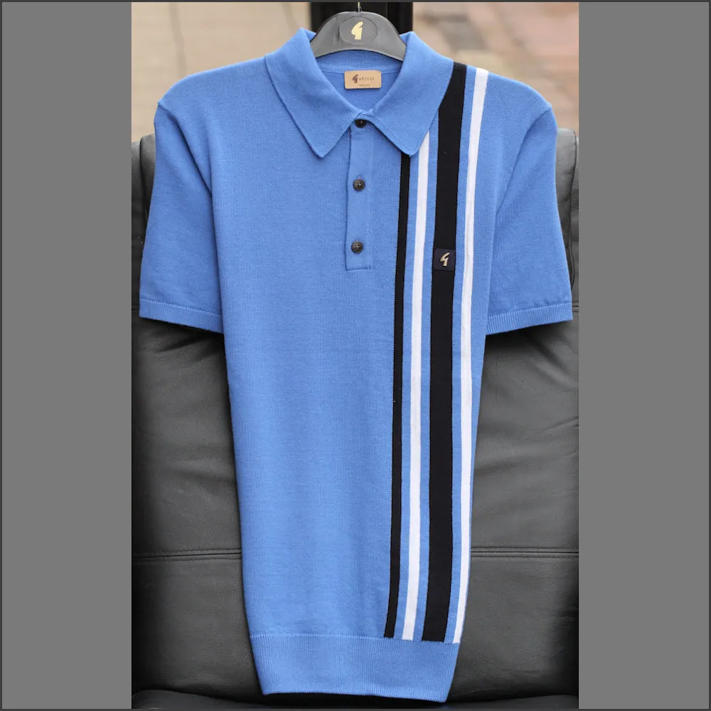 Gabicci Vintage Soda Thames Pattern Polo Top*