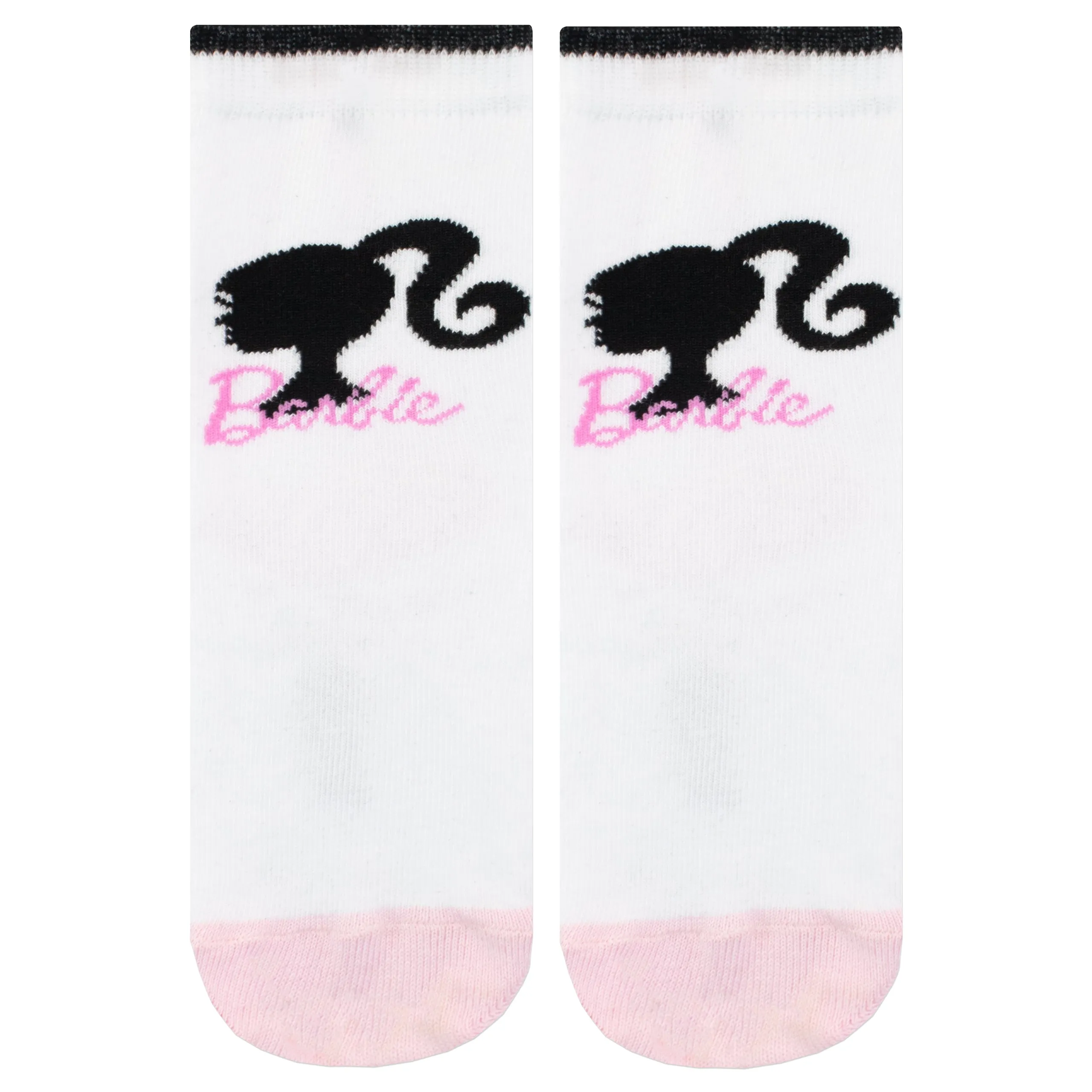 Girls Barbie Pack of 3 Socks