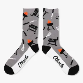 Grill Master BBQ Men's & Women's Crew Socks