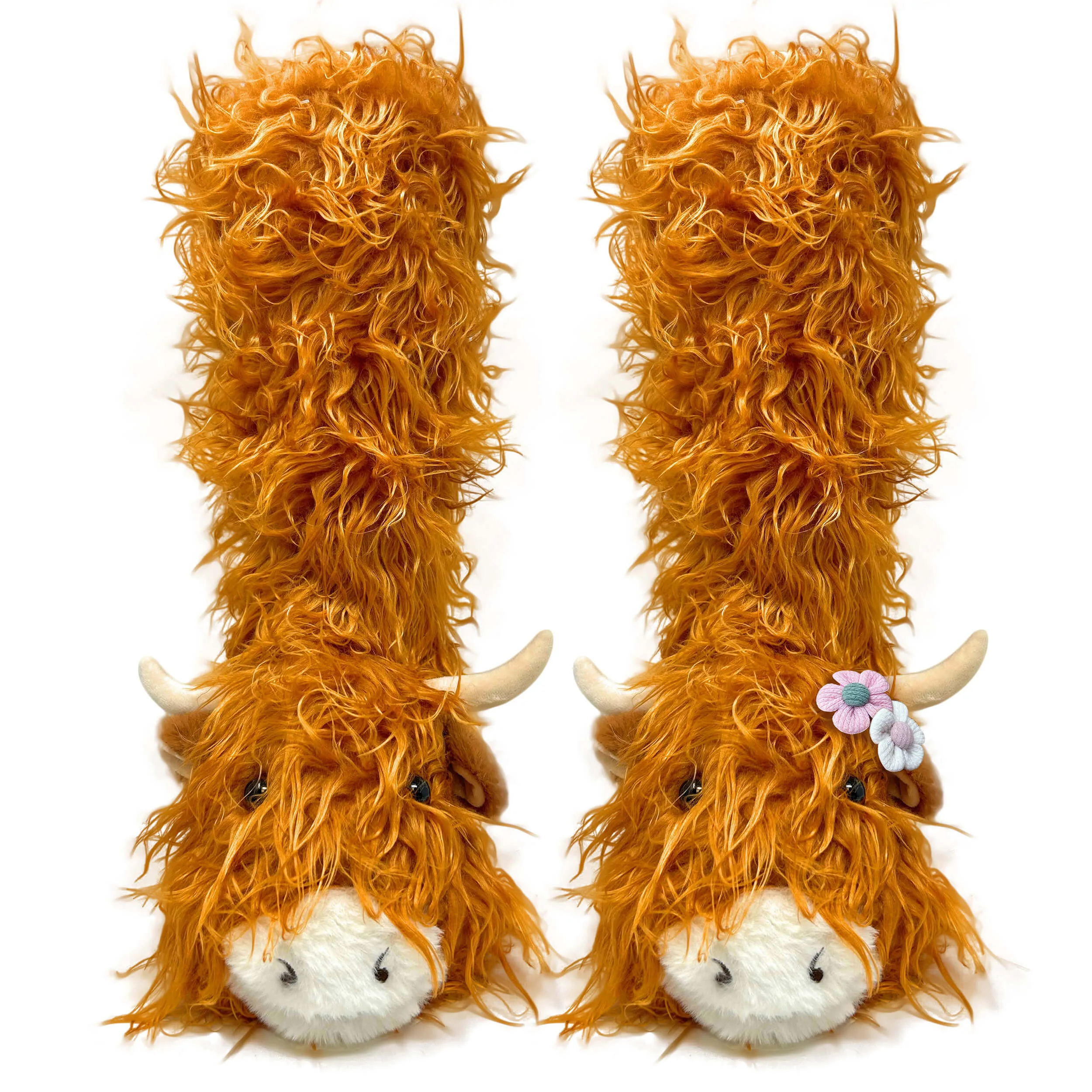 Highland Cattle Kid's Slipper Socks