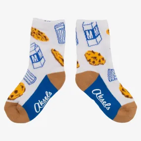 Kids Milk and Cookies Socks