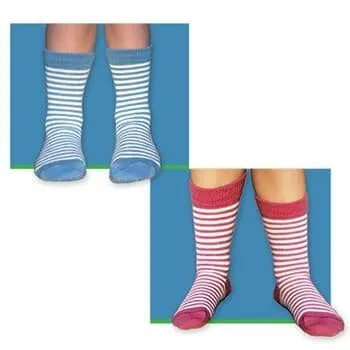 Kid's Striped Alpaca Crew Socks