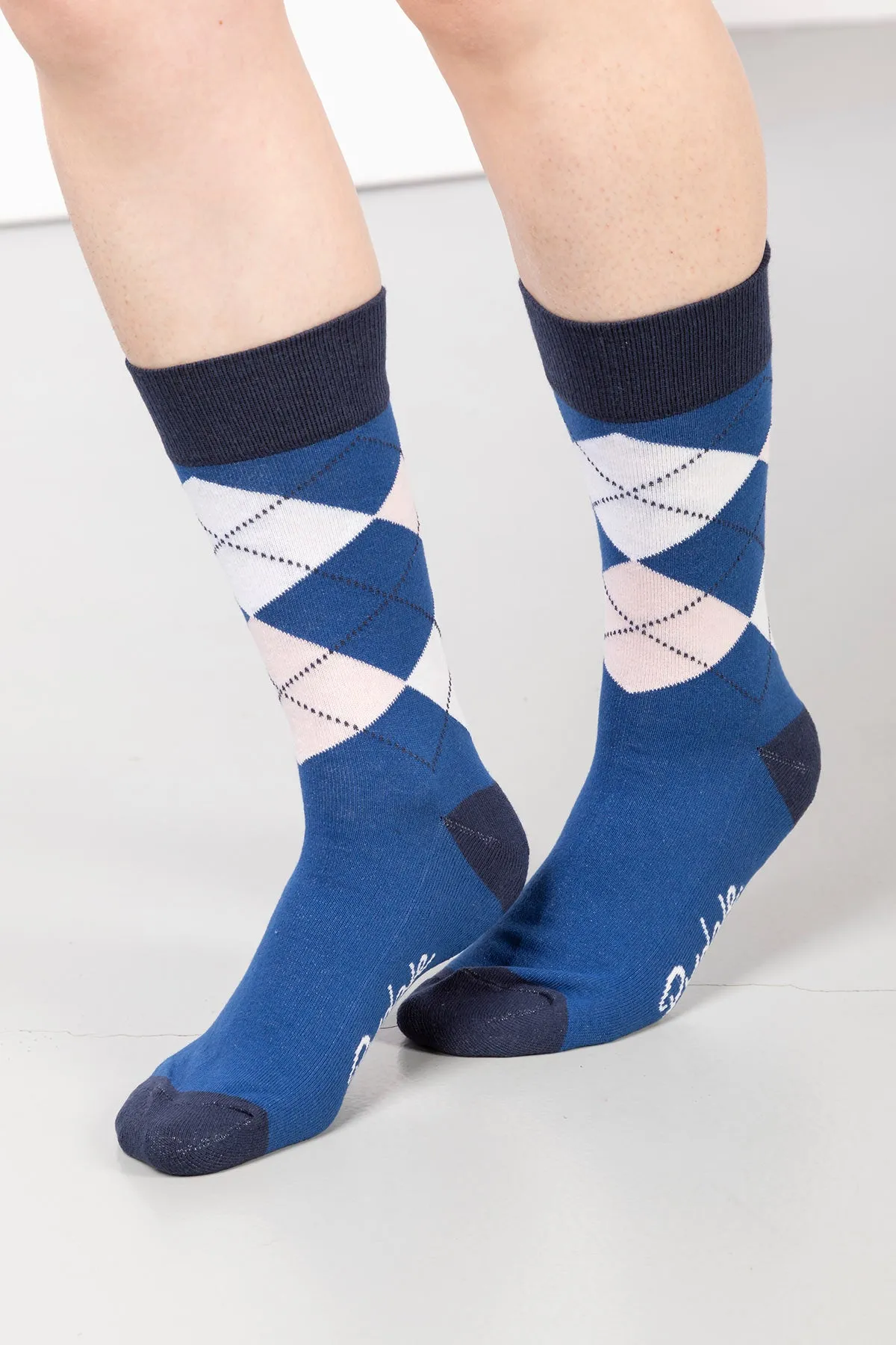 Ladies Argyle II Ankle Socks