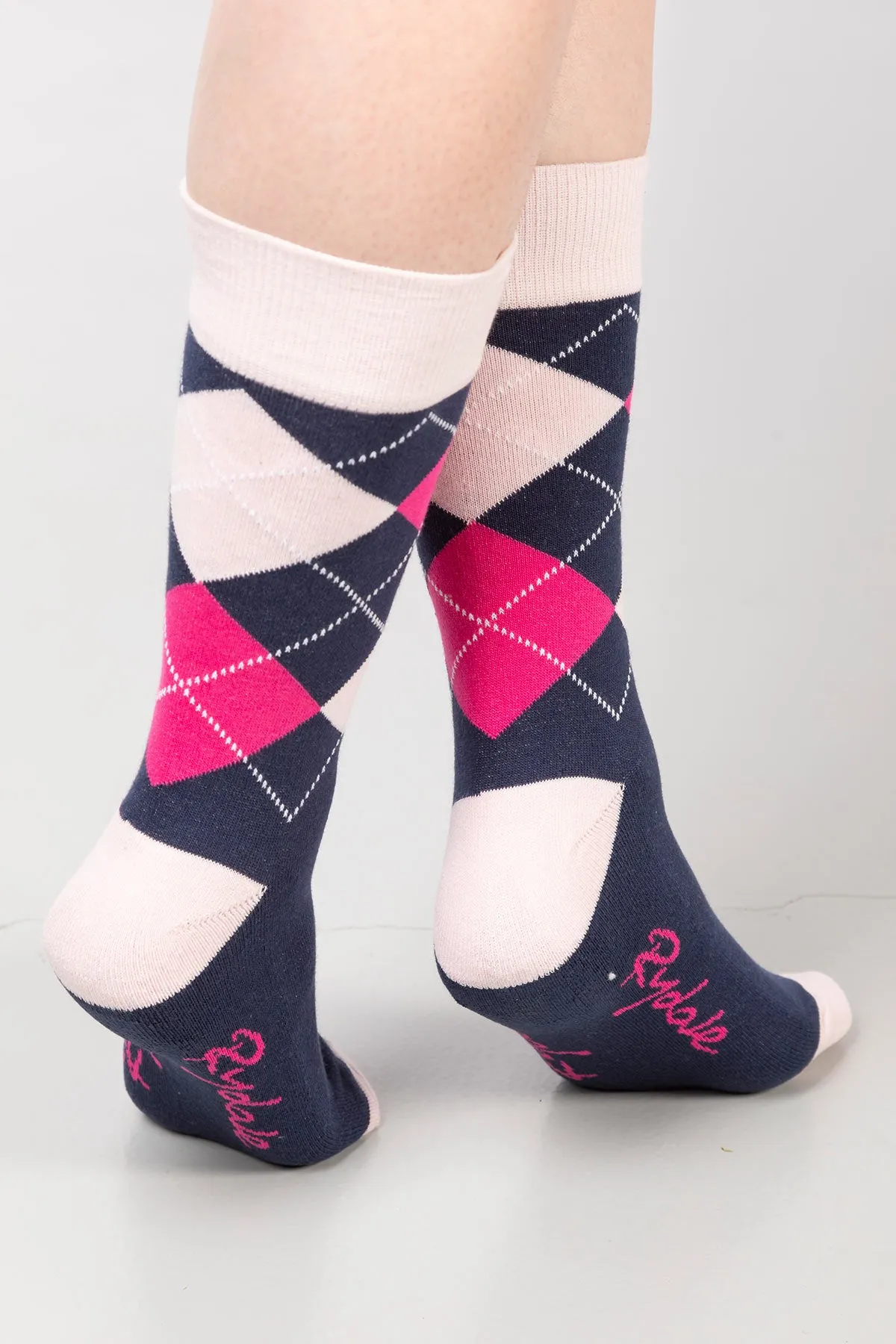 Ladies Argyle II Ankle Socks