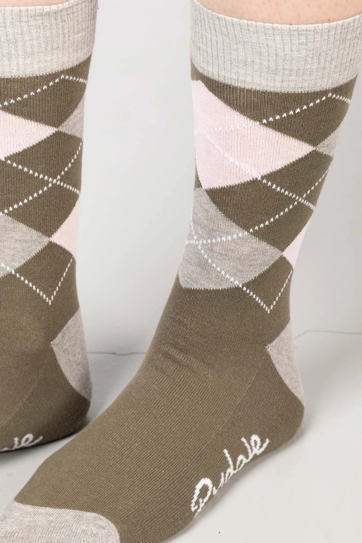 Ladies Argyle II Ankle Socks