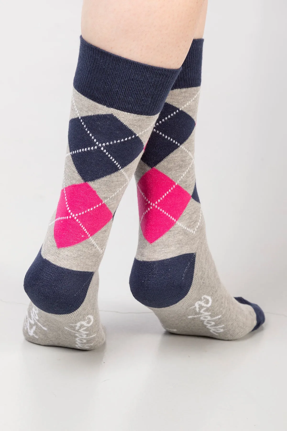 Ladies Argyle II Ankle Socks