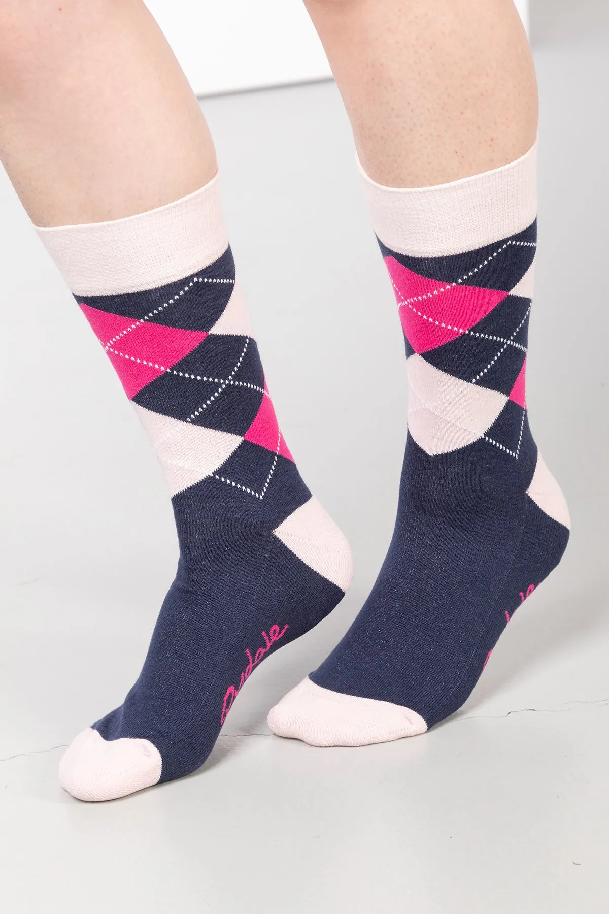 Ladies Argyle II Ankle Socks